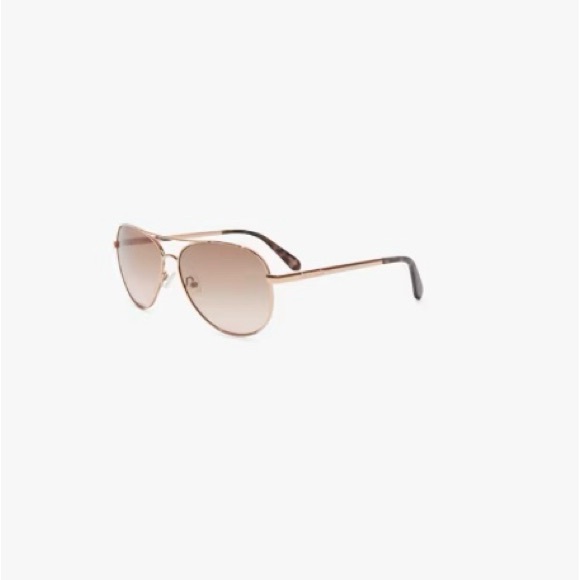 NWT Kate Spade New York Emmaline Rose Gold Sunglasses - Picture 2 of 9
